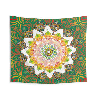 Indian Tapestry for Contemporary Home Decor . Inspirational Wall Hanging Art for Baby Nursery, Dorm room, Coastal Home . Housewarming Gift