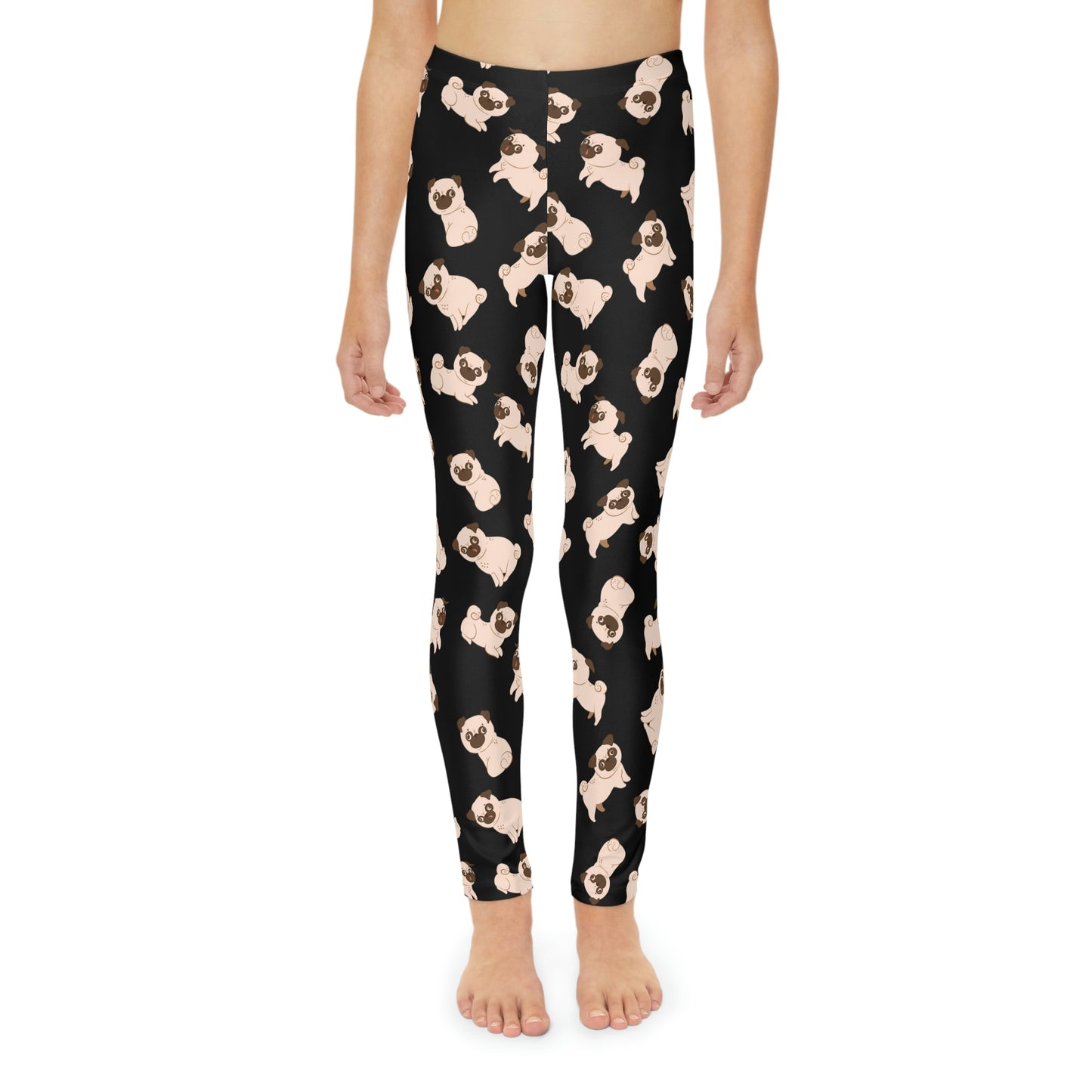 Dog Lover Youth Leggings,  One of a Kind Gift - Unique Workout Activewear tights for  kids fitness , Daughter, Niece  Christmas Gift