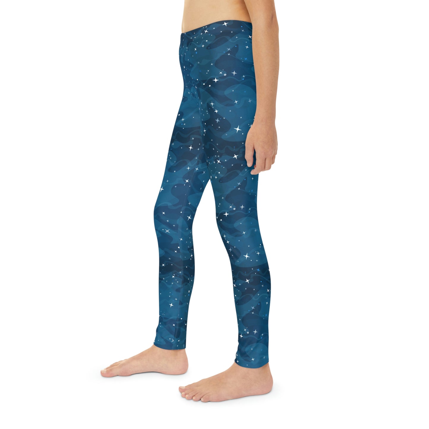 Dolphin, Ocean, Beach Youth Leggings,  One of a Kind Gift - Unique Workout Activewear tights for  kids fitness, Daughter, Niece  Christmas Gift