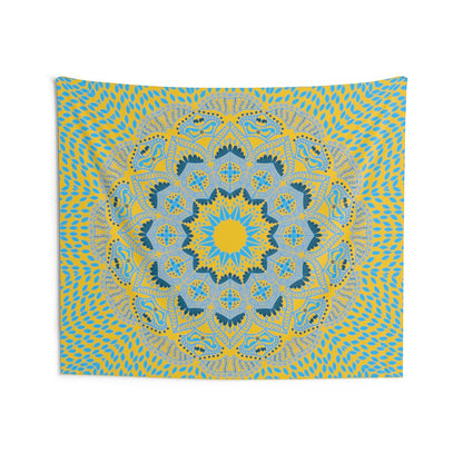 Indian Tapestry for Contemporary Home Decor . Inspirational Wall Hanging Art for Baby Nursery, Dorm room, Coastal Home . Housewarming Gift