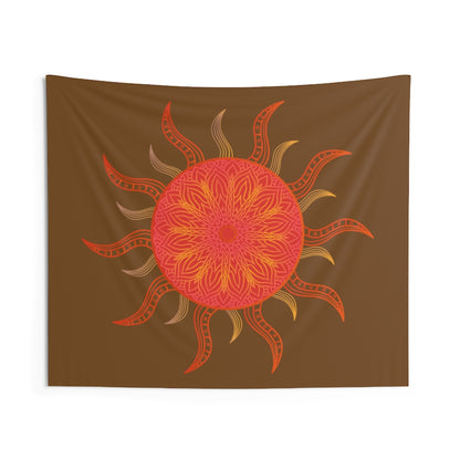 Sun Moon Tapestry Contemporary Home Decor . Galaxy Wall Hanging Art for Baby Nursery, Dorm room, Coastal Home . Housewarming Gift