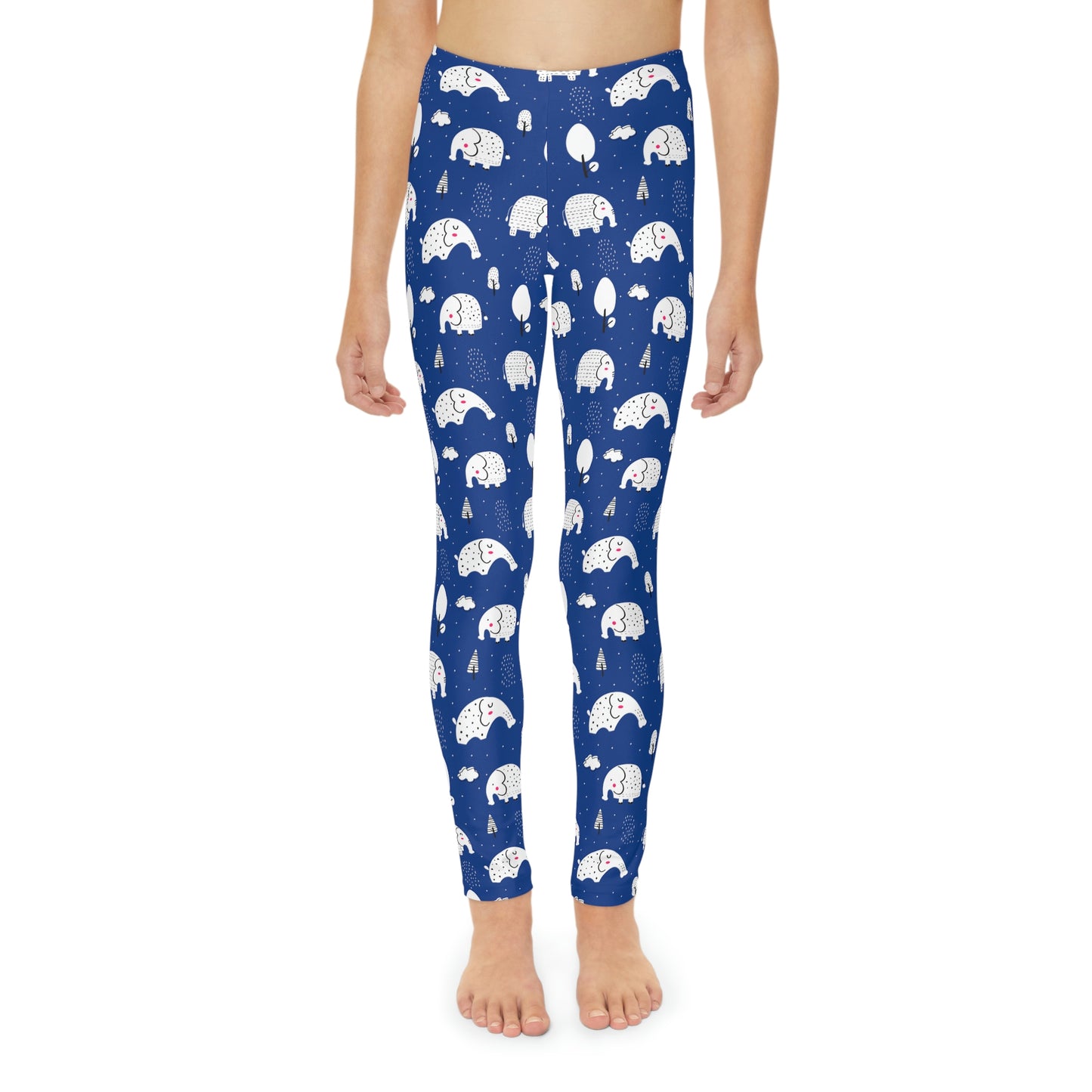 Elephant Youth Leggings,  One of a Kind Gift - Unique Workout Activewear tights for  kids Fitness , Daughter, Niece  Christmas Gift