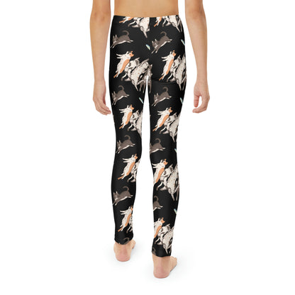 Cat loversYouth Leggings,  One of a Kind Gift - Unique Workout Activewear tights for  kids Fitness , Daughter, Niece  Christmas Gift
