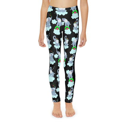 Elephant animal kingdom, Safari Youth Leggings, One of a Kind Gift - Unique Workout Activewear tights for kids, Daughter, Niece Christmas Gift