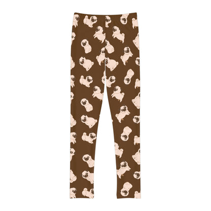 Dog lovers Youth Leggings,  One of a Kind Gift - Unique Workout Activewear tights for  kids fitness, Daughter, Niece  Christmas Gift