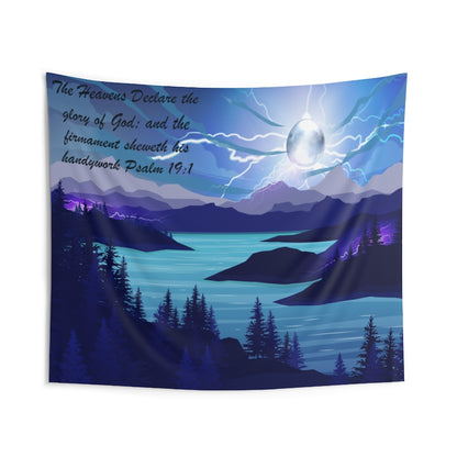 Moon Phase  Tapestry Contemporary Home Decor . Galaxy Wall Hanging Art for Baby Nursery, Dorm room, Coastal Home . Housewarming Gift