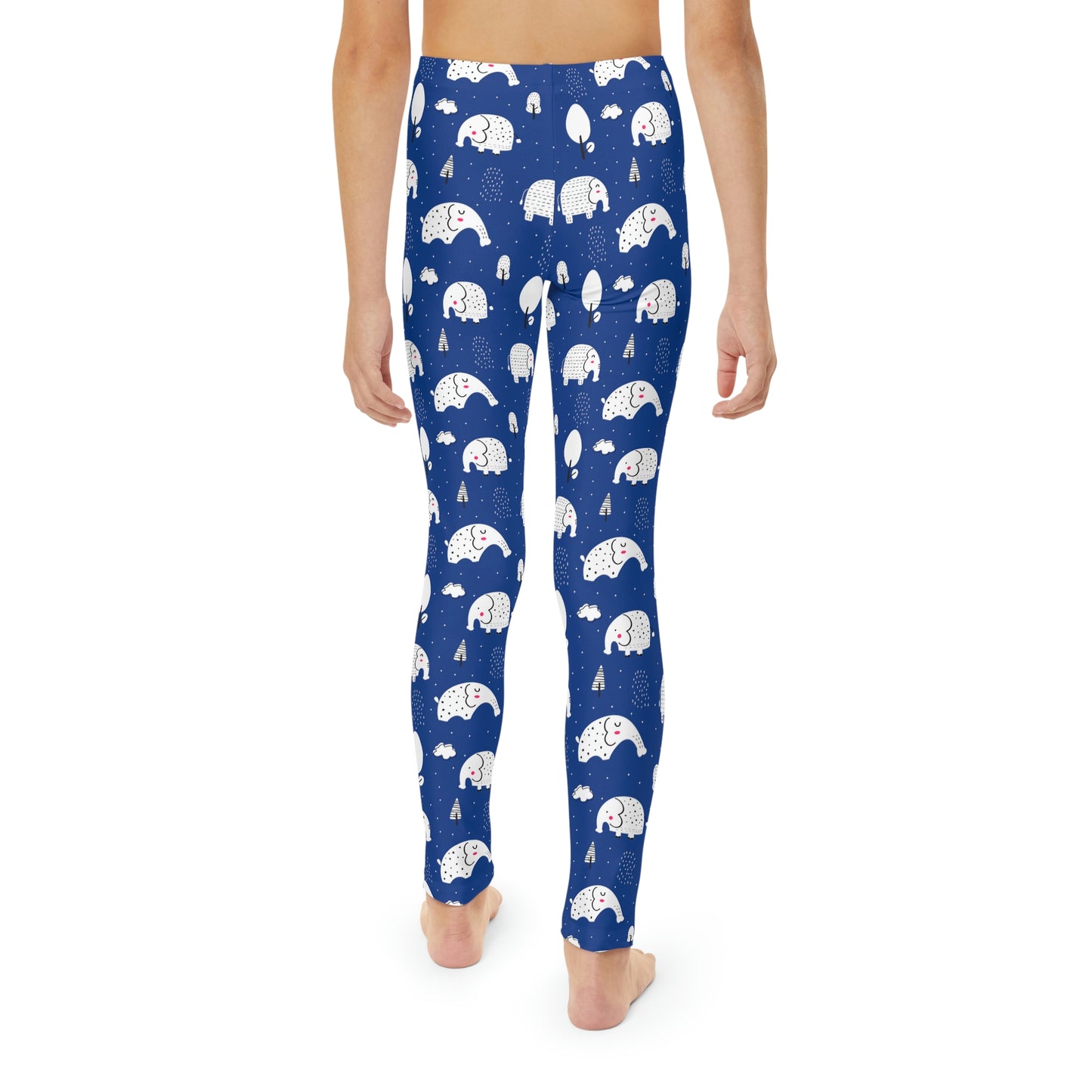 Elephant Youth Leggings,  One of a Kind Gift - Unique Workout Activewear tights for  kids Fitness , Daughter, Niece  Christmas Gift
