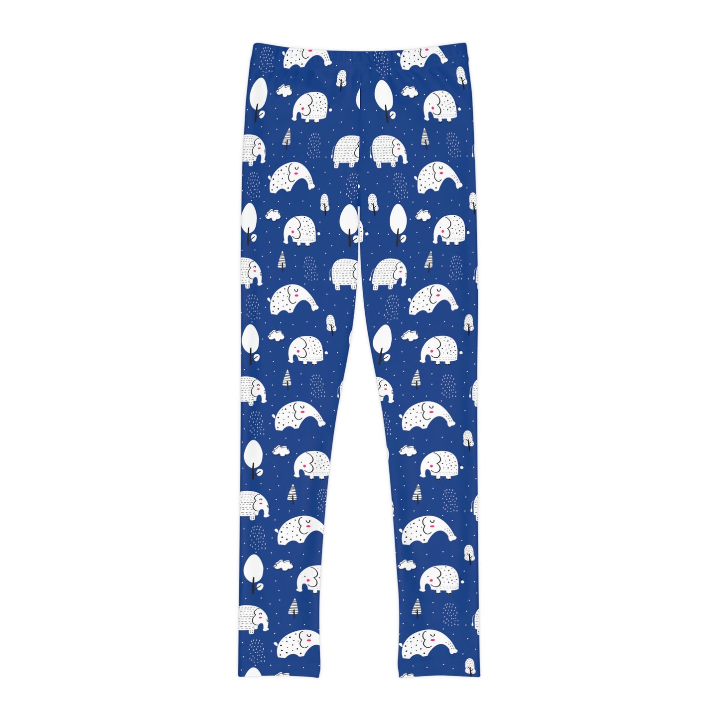 Elephant Youth Leggings,  One of a Kind Gift - Unique Workout Activewear tights for  kids Fitness , Daughter, Niece  Christmas Gift