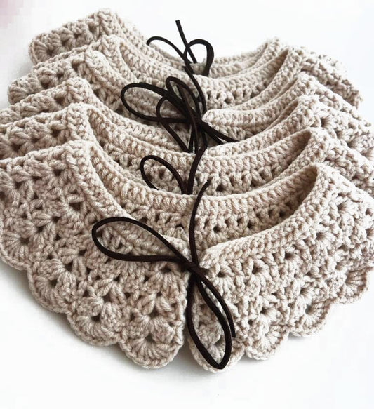 Peter Pan Collar / Crochet Vintage Collar / Baby Crochet Collar / Toddler Vintage Collar / Child Vintage Collar