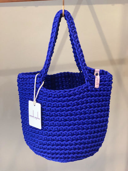 Scandinavian Tote Bag Long Handle Handmade