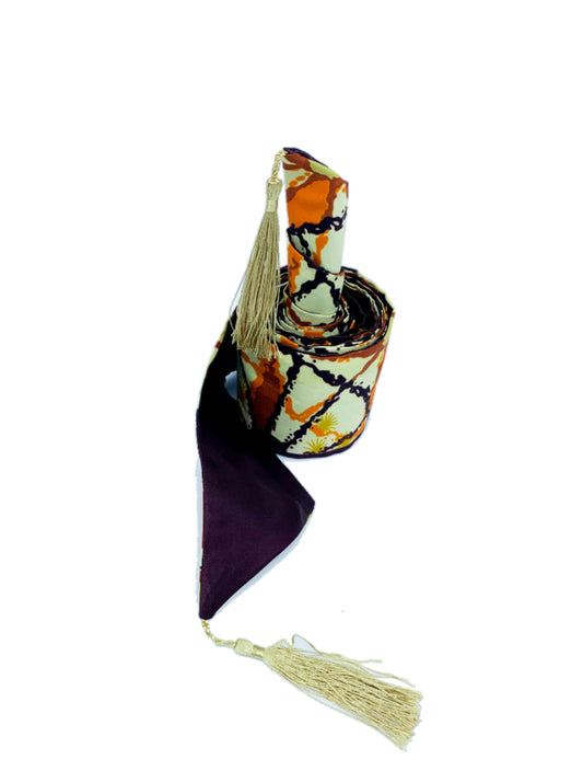 Reversible African Print Belt
