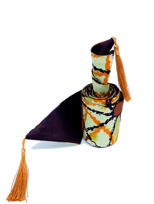 Reversible African Print Belt
