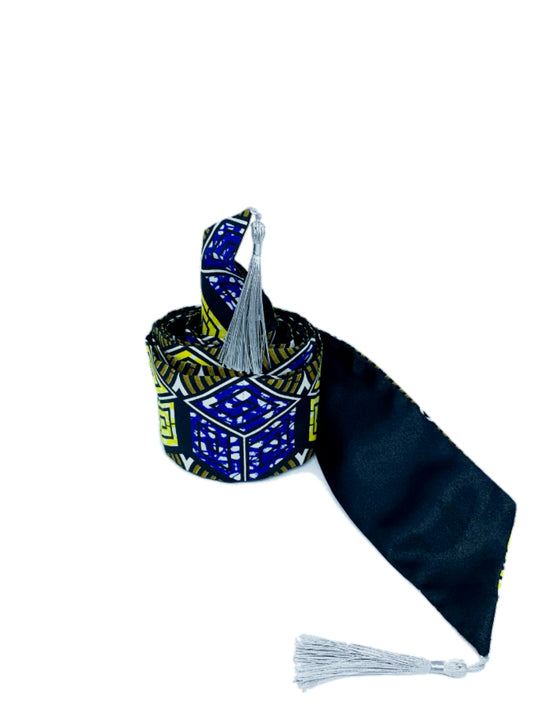 Reversible African Print Belt