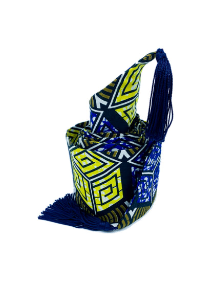 Reversible African Print Belt