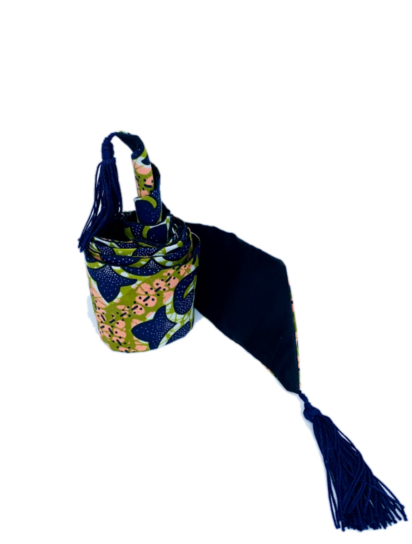 Reversible African Print Belt